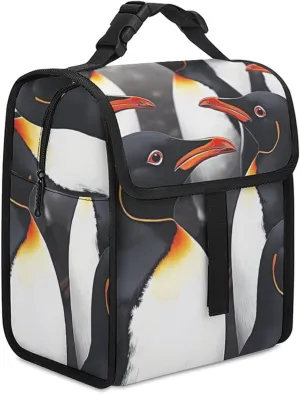 SWEET TANG Lunch Bag with Buckle - Compatible with Puffin Bird, Reusable Insulated Food Thermal Bento Boxes Bags Holder Leak-Proof for Adults Nurses College Travel