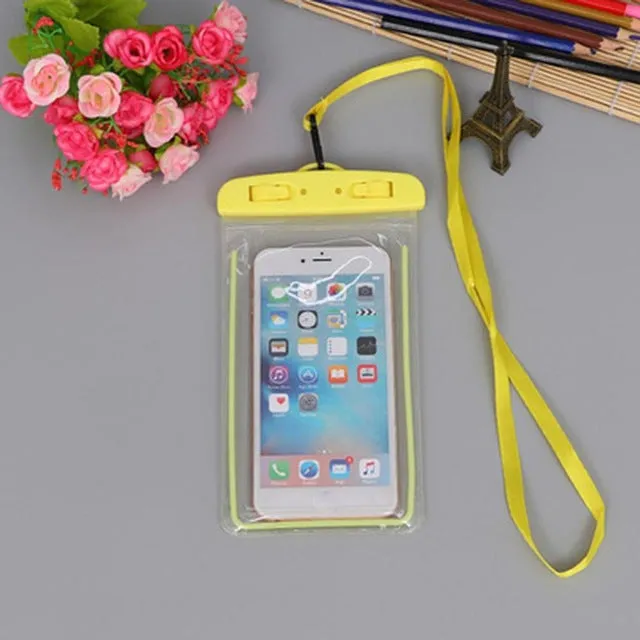 Swimming Bags Waterproof Bag with Luminous Underwater Pouch Phone Case For iphone 6 6s 7 universal all models 3.5 inch -6 inch