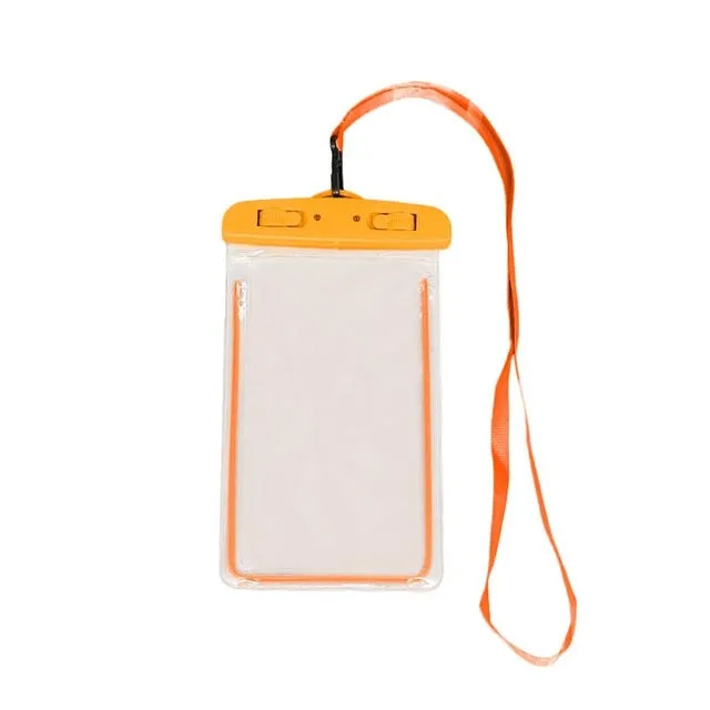 Swimming Bags Waterproof Bag with Luminous Underwater Pouch Phone Case For iphone 6 6s 7 universal all models 3.5 inch -6 inch