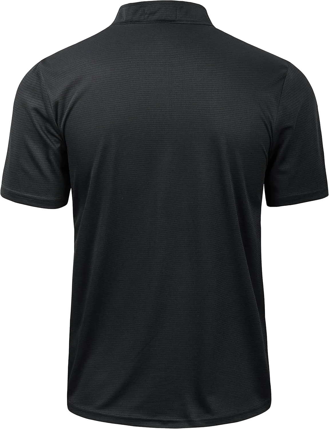 TAPULCO Mens Quick Dry Quarter Zip Performance Modern Printed Casual Sports T-Shirts Athletic Pullover Outdoor Hiking Tee