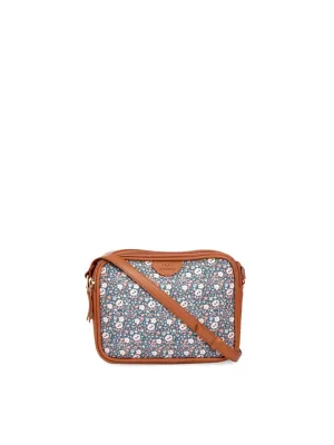 TEAL BY CHUMBAK Floral Printed Structured Sling Bag