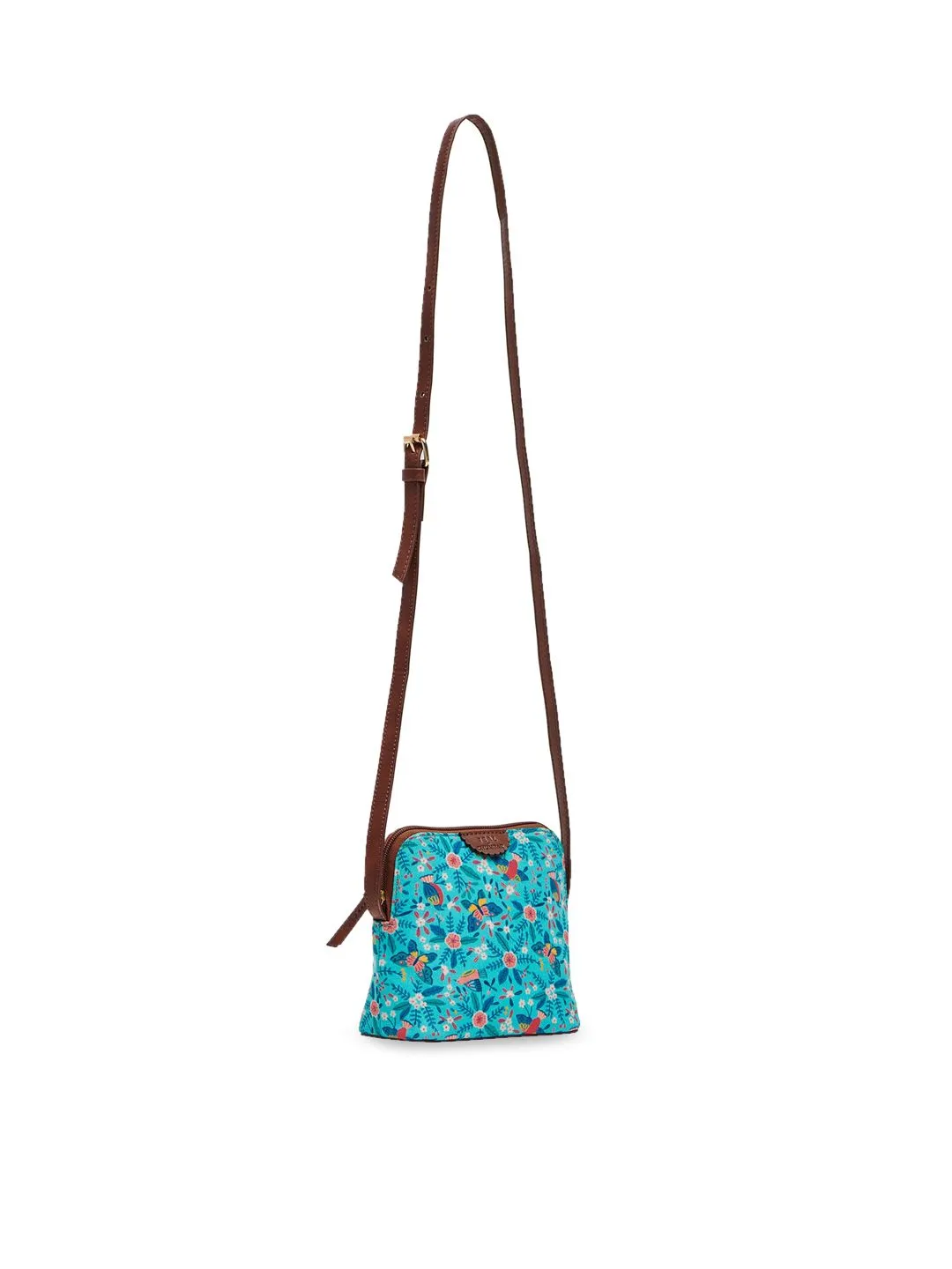 TEAL BY CHUMBAK Floral Printed Swagger Sling Bag