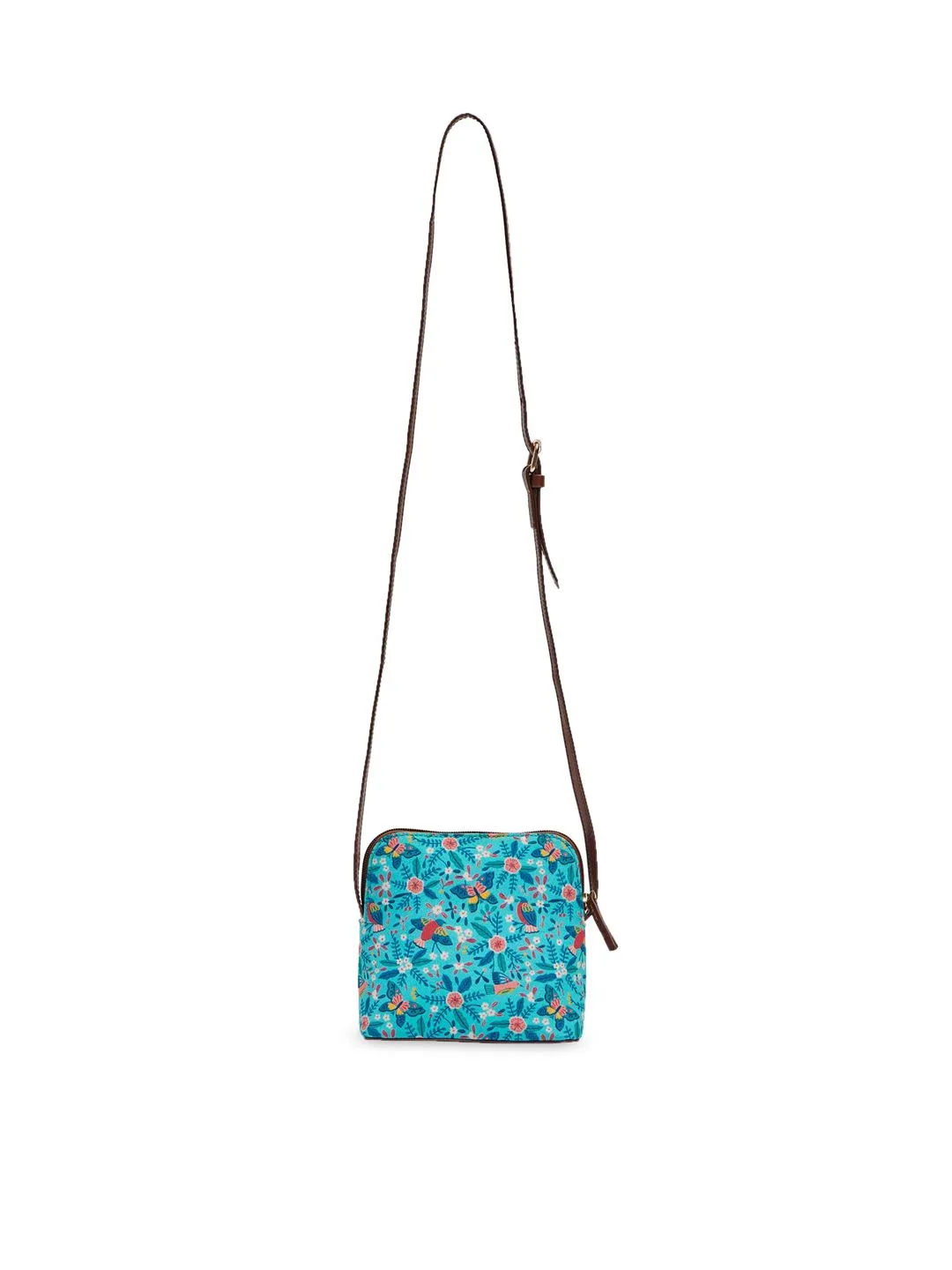 TEAL BY CHUMBAK Floral Printed Swagger Sling Bag