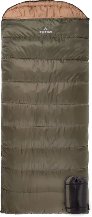 TETON Celsius XL, -25F, 20F, 0F Degree Sleeping Bags, All Weather Warm Sleeping Bag for Adults and Kids, Camping Season, Compression Sack Included