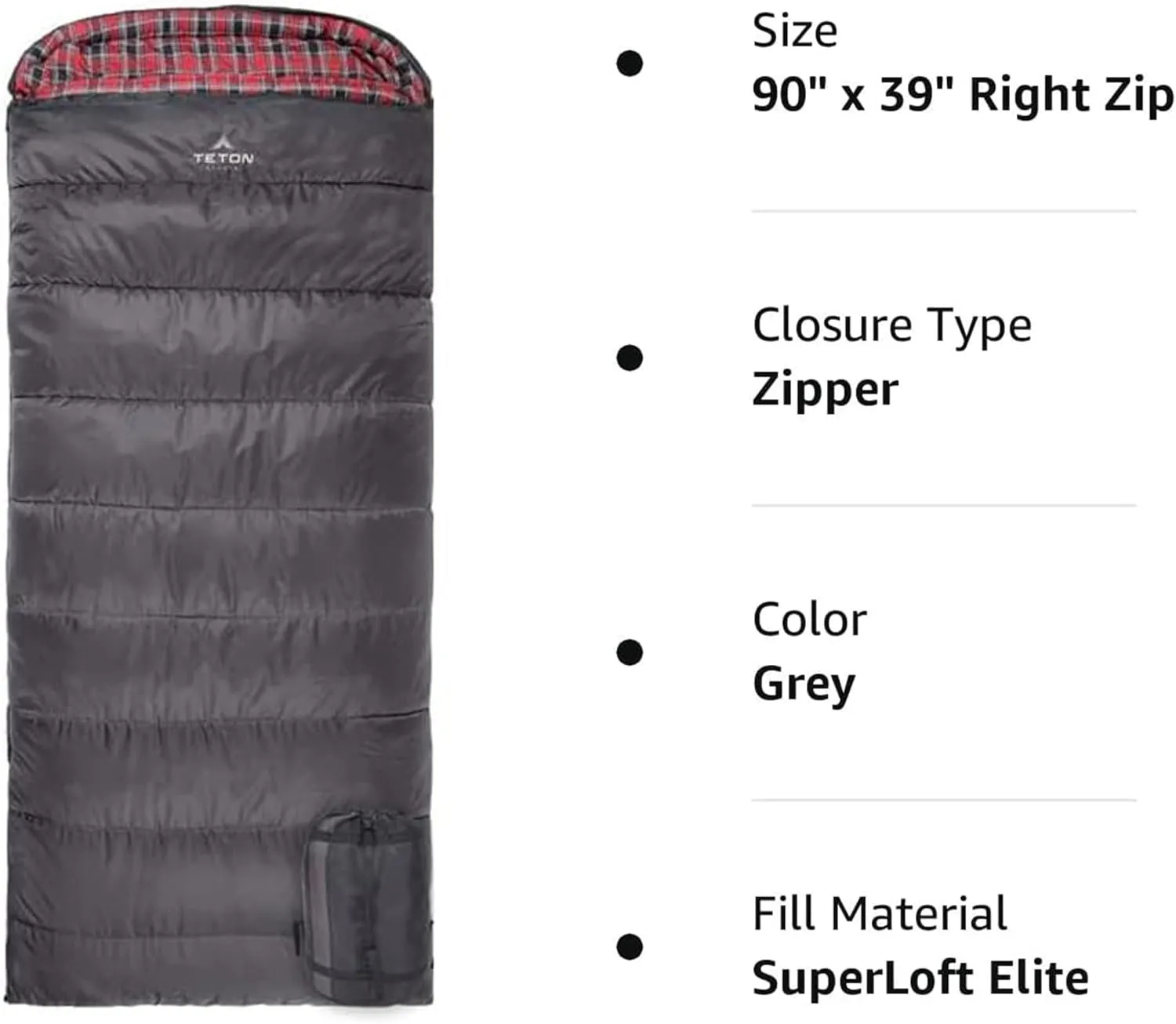 Teton Celsius XXL Sleeping Bag, Cold Weather Sleeping Bags for Adults and Kids, Camping Made Easy and Warm. Compression Sack Included, 35F, 25F, 0F, 20F Degree