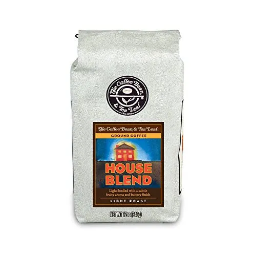 THE COFFEE BEAN & TEA LEAF, HOUSE BLEND GROUND COFFEE, 12-OUNCE BAGS (PACK OF 2)