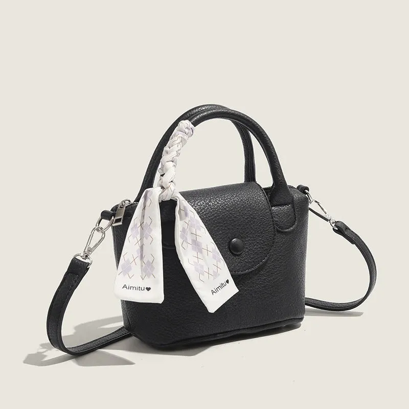 THEMEISLES 2025 This year's popular hot-selling small bags popular summer versatile messenger bags Korean texture silk scarves handbags bucket bags