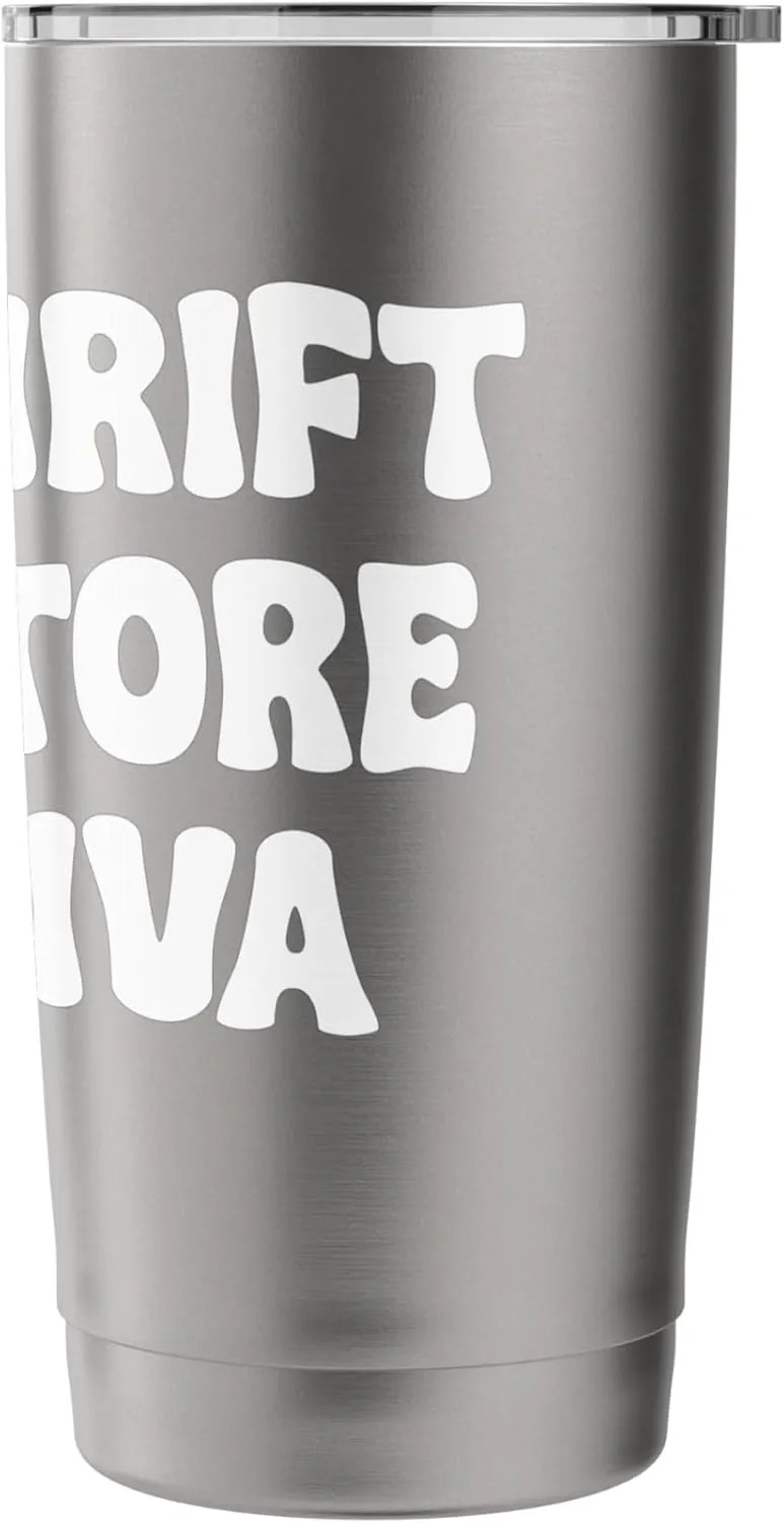Thrift Store Dive Funny Thrifter Tees bags and Mugs Funny Stainless Steel Insulated Tumbler