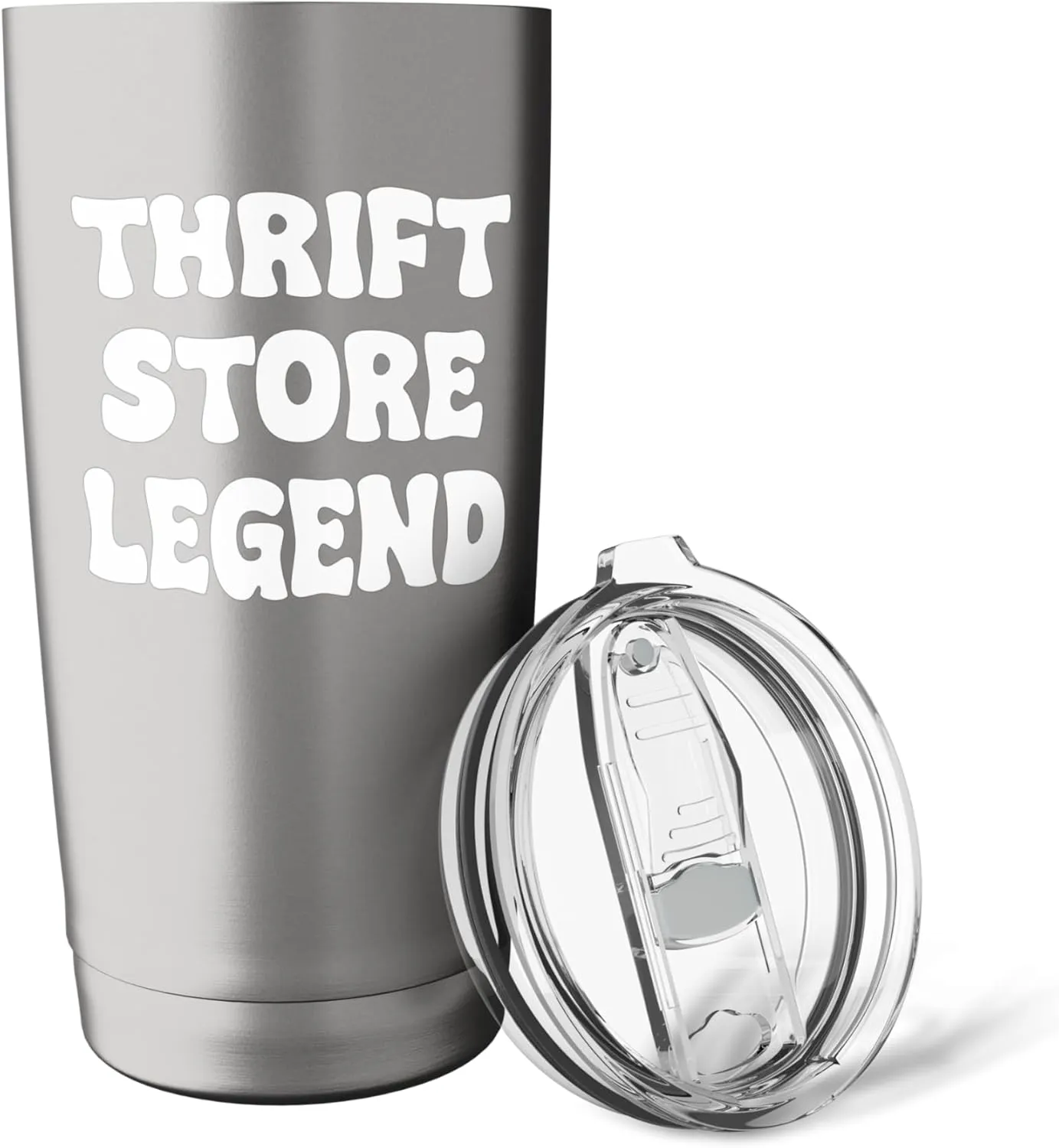 Thrift Store Legend Funny Thrifter Tees bags and Mugs Funny Stainless Steel Insulated Tumbler