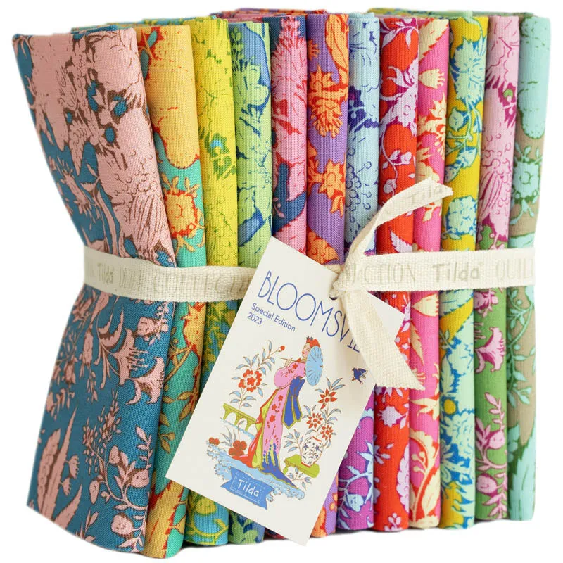 Tilda Bloomsville Abloom Blender Plum Yardage