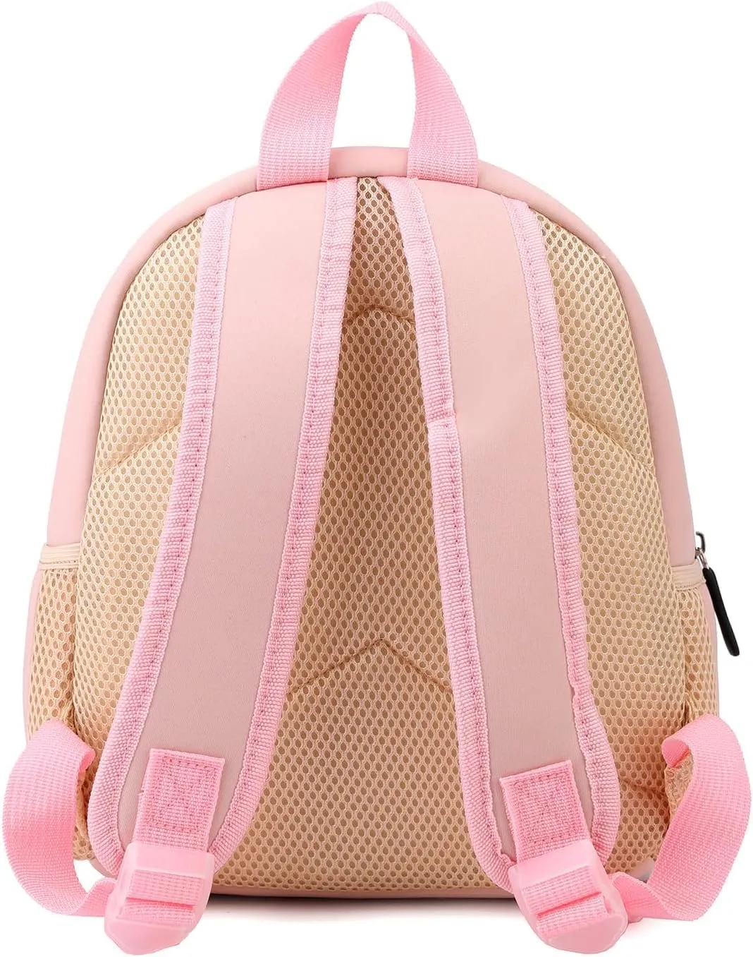 Toddler Backpack Neoprene Zoo Kids Casual Backpack Water Resistance Kindergarten Preschool Bags for Little Boys Girls (Deer Pink)