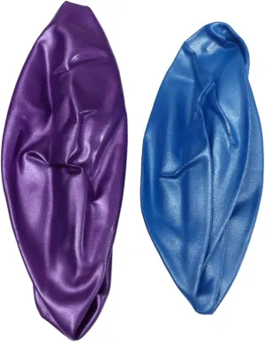 Totority 2Pcs Burst Exercise Ball Thickened Frosted Ball for Balancing Stability Training Random Blue Purple for Gym Home Workouts