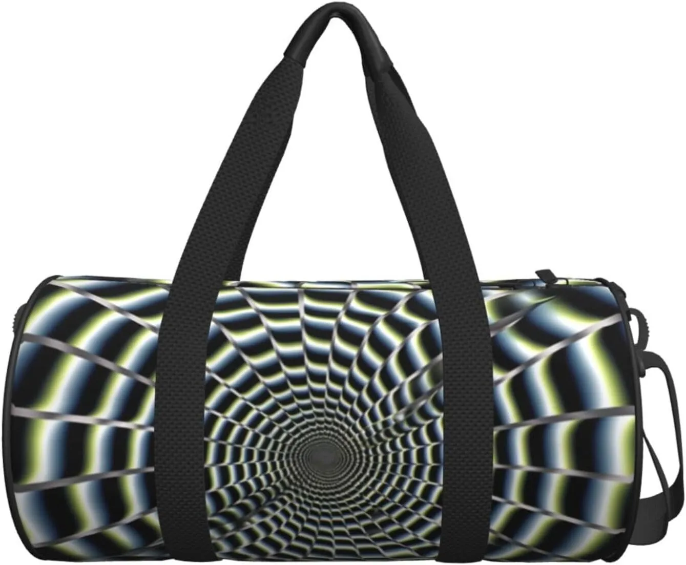 Travel Bag For Women,Spiral Optical Illusion Print Personal Item Duffle Bags,Weekend Travel Duffel Tote Bag,Travel Sport Gym Bag For Men,Airplane Travel Essentials For Flying