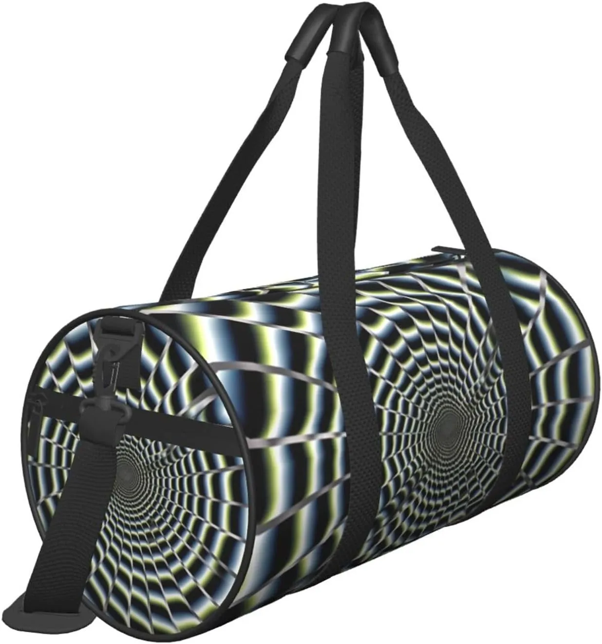 Travel Bag For Women,Spiral Optical Illusion Print Personal Item Duffle Bags,Weekend Travel Duffel Tote Bag,Travel Sport Gym Bag For Men,Airplane Travel Essentials For Flying