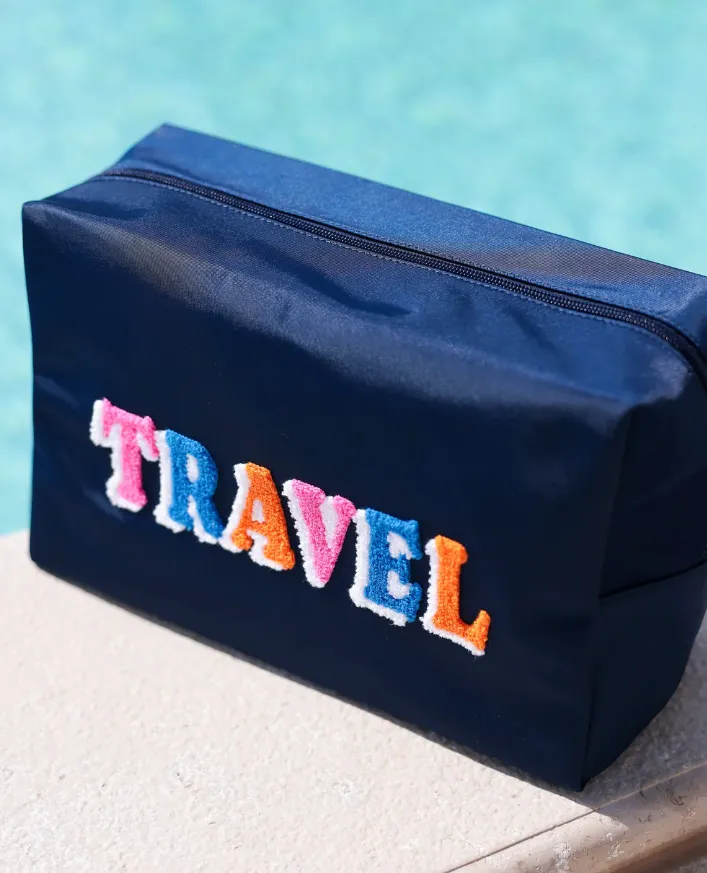 Travel Oversized Zip Pouch