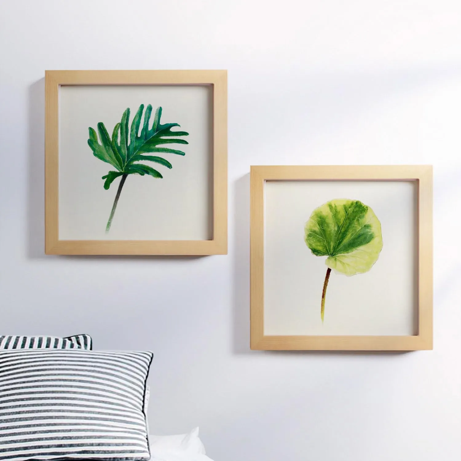 Tropical Plant Art - 2025 Botanical Watercolor Wall Calendar, Foliage Painting Planner, Christmas Gift for Plant Lover, A4 21 x 29.7 cm (2)