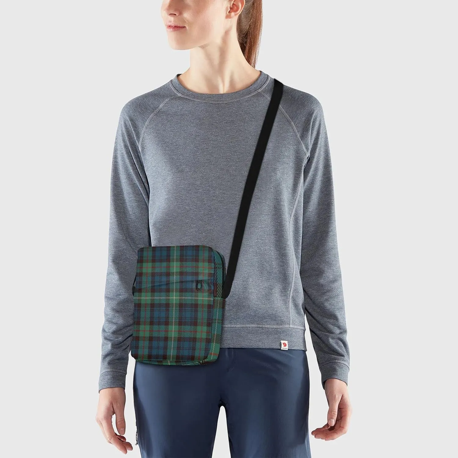 Unisex Crossbody Bag, Flannel Patterns Red Black Durable Sling Side Shoulder bags for men women, One Size