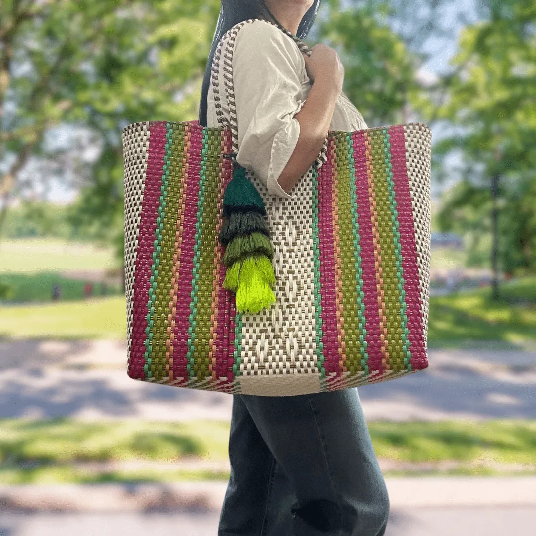 Upcycled Handwoven Handbags - Espresso BUNDLE