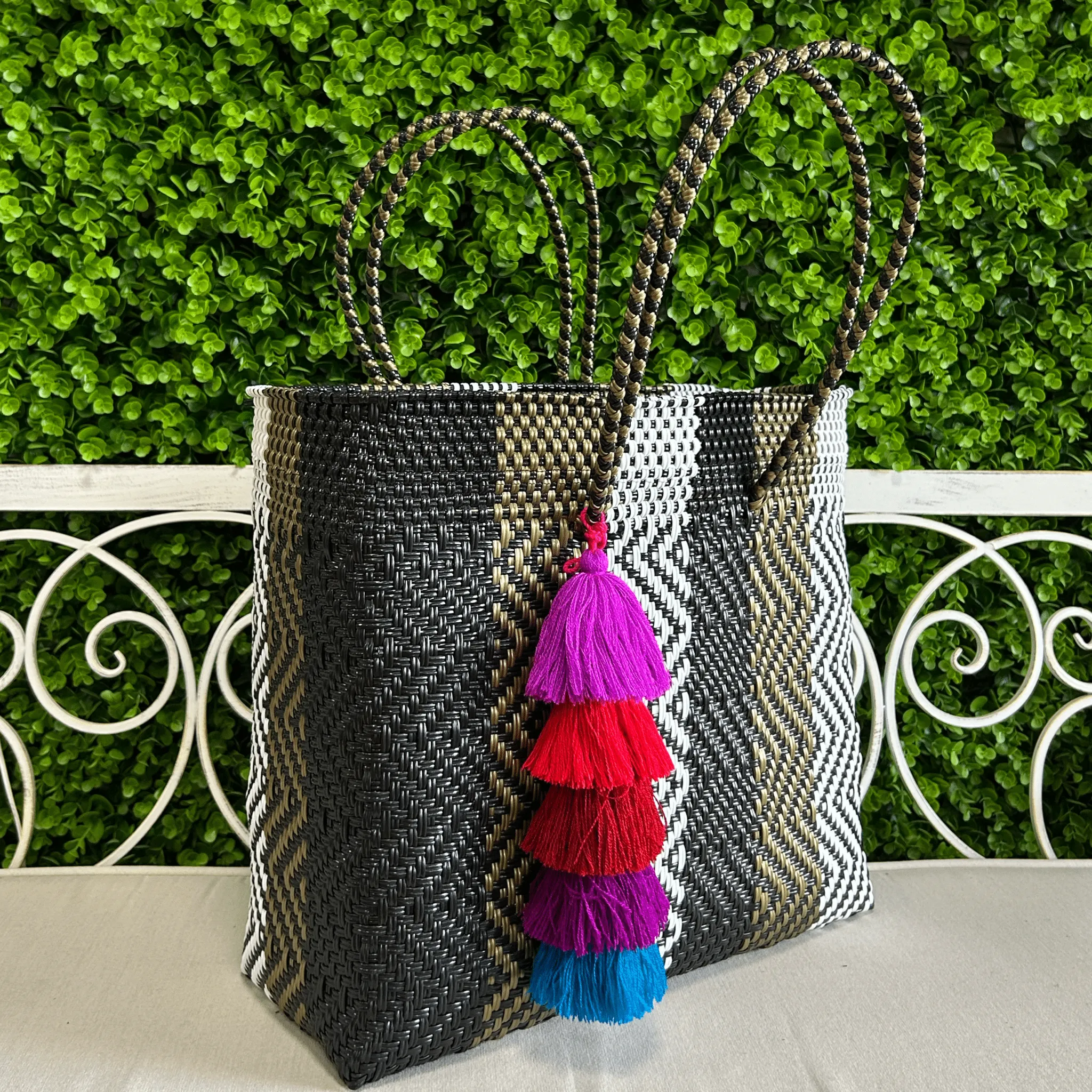 Upcycled Handwoven Handbags - Espresso BUNDLE