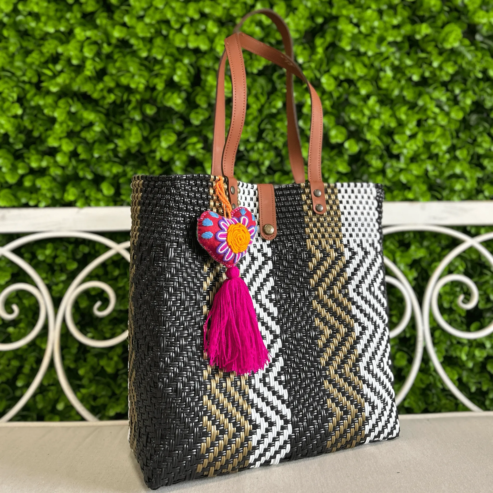 Upcycled Handwoven Handbags - Espresso BUNDLE