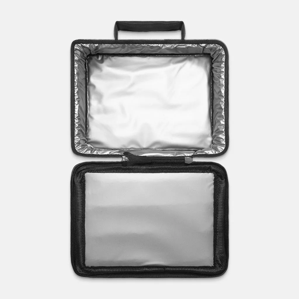 US Fighter Jets with American Flag Small Insulated Lunch Box