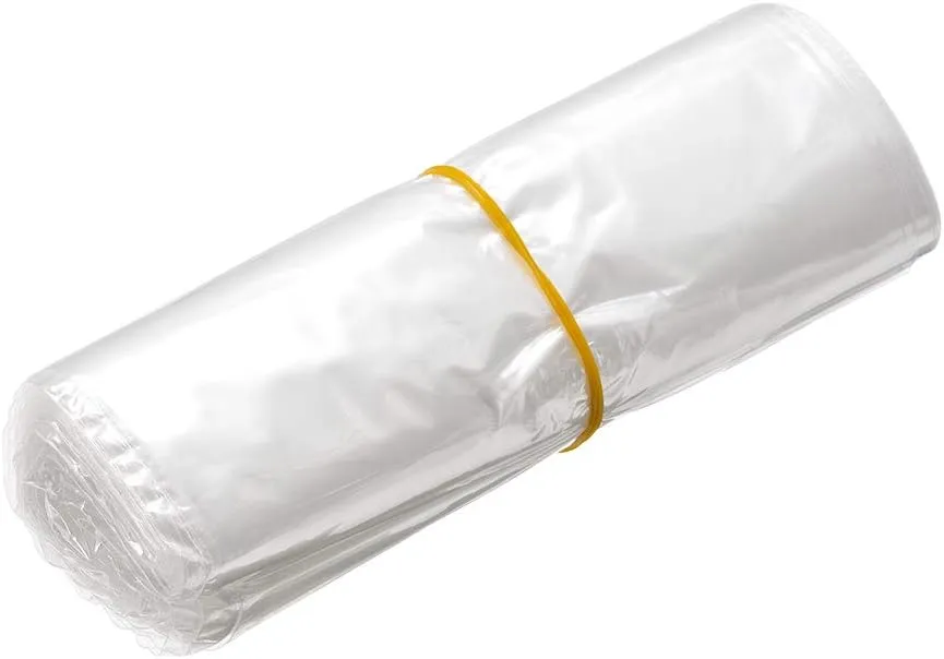 uxcell Shrink Wrap Bags, 10 x 5.5 inch 300pcs Shrinkable Wrapping Packaging Bags Transparent Industrial Packaging Sealer Bags