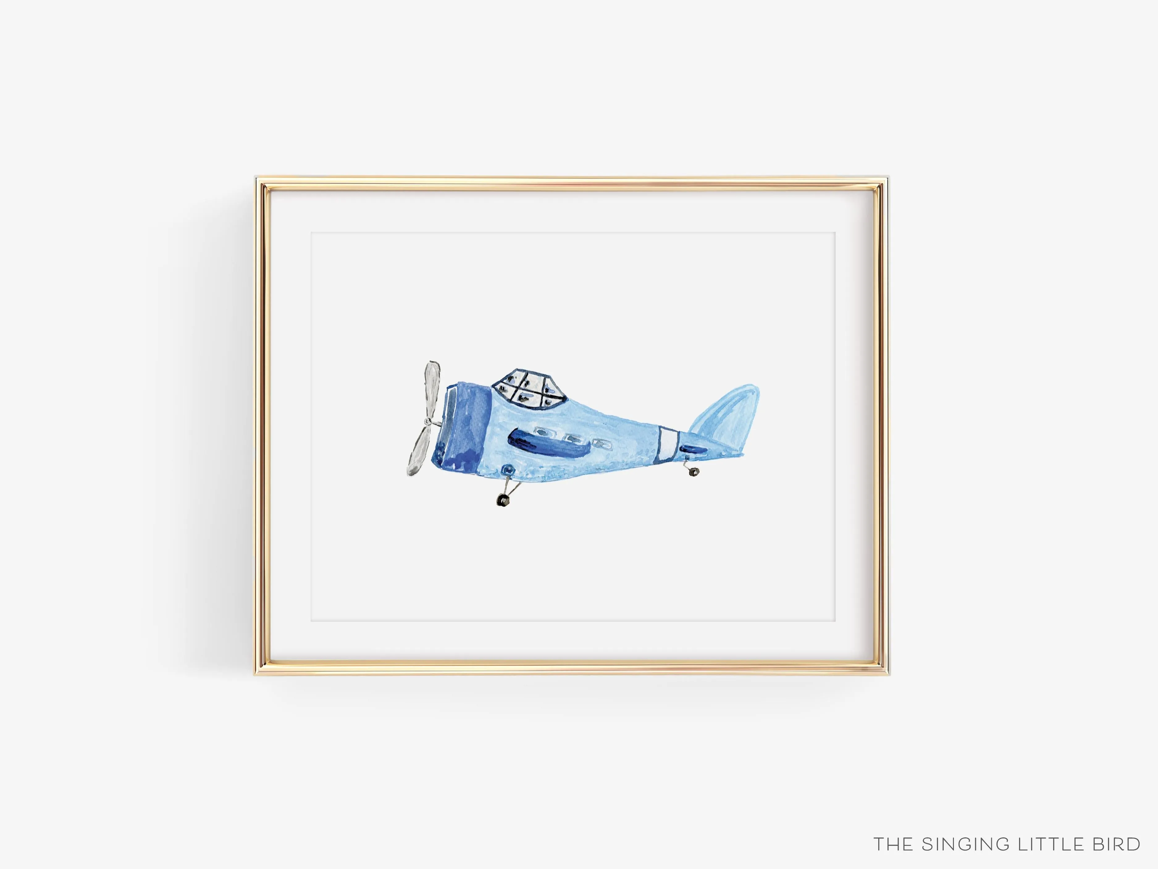 Vintage Airplane Art Print