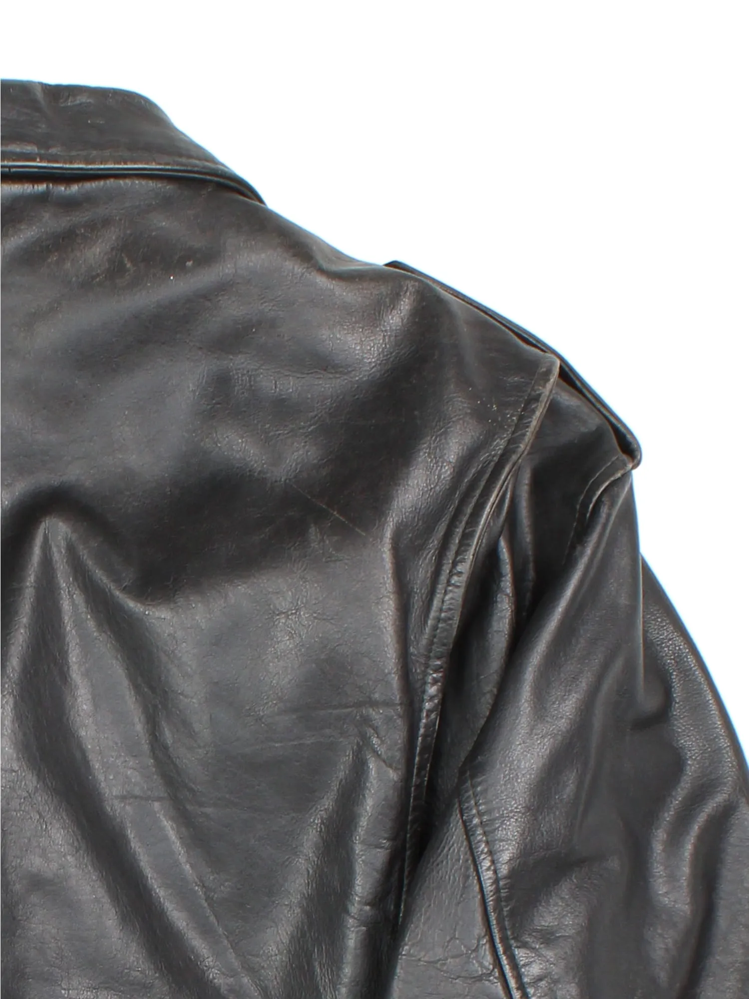 Vintage Leather Aviator Bomber Jacket