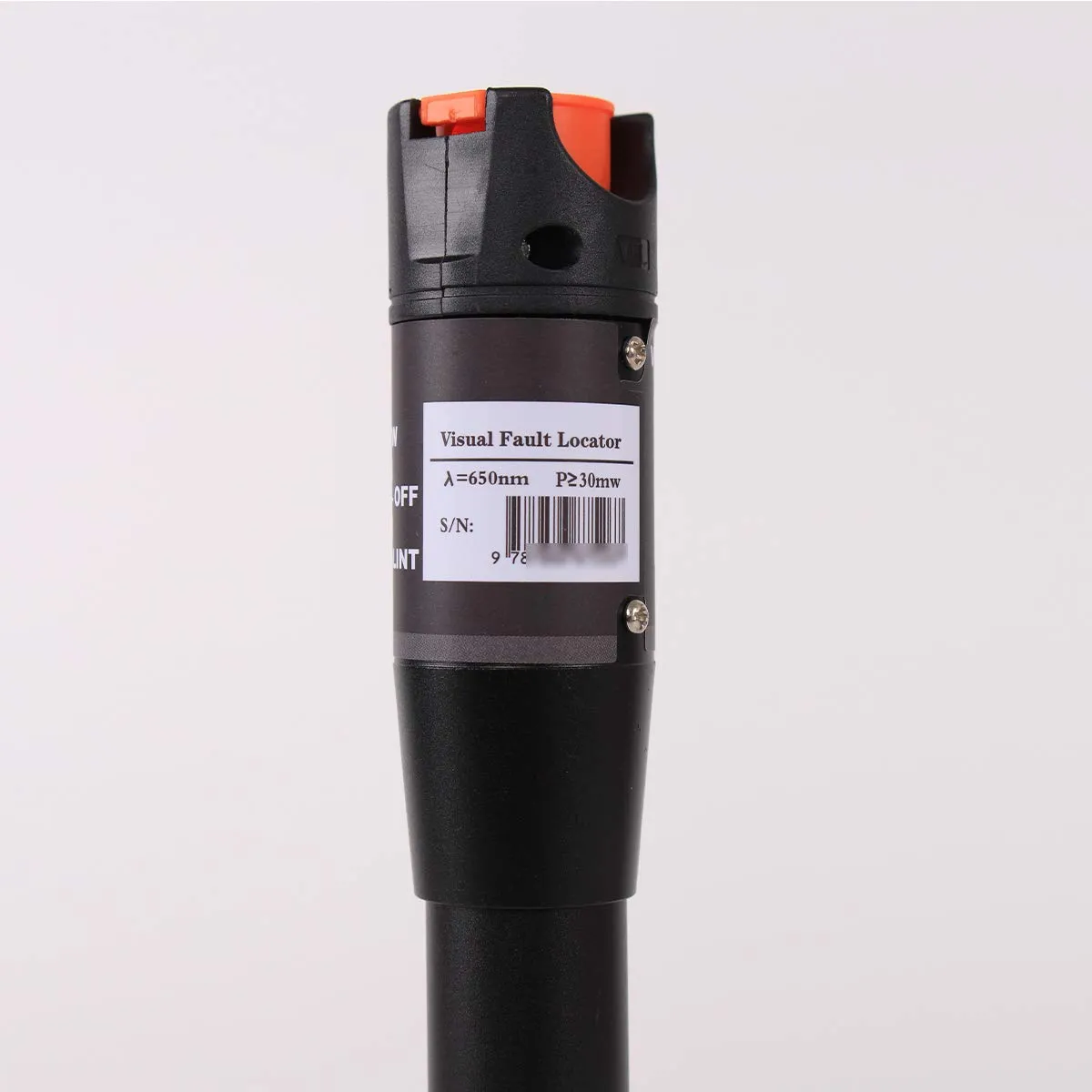 Visual Fault Locator 30KM, VFL Fiber Optic Tester Kit - Include Single Mode 9/125um FC Male to LC Female Adapter, Light Pen for Fiber Network Cable Test