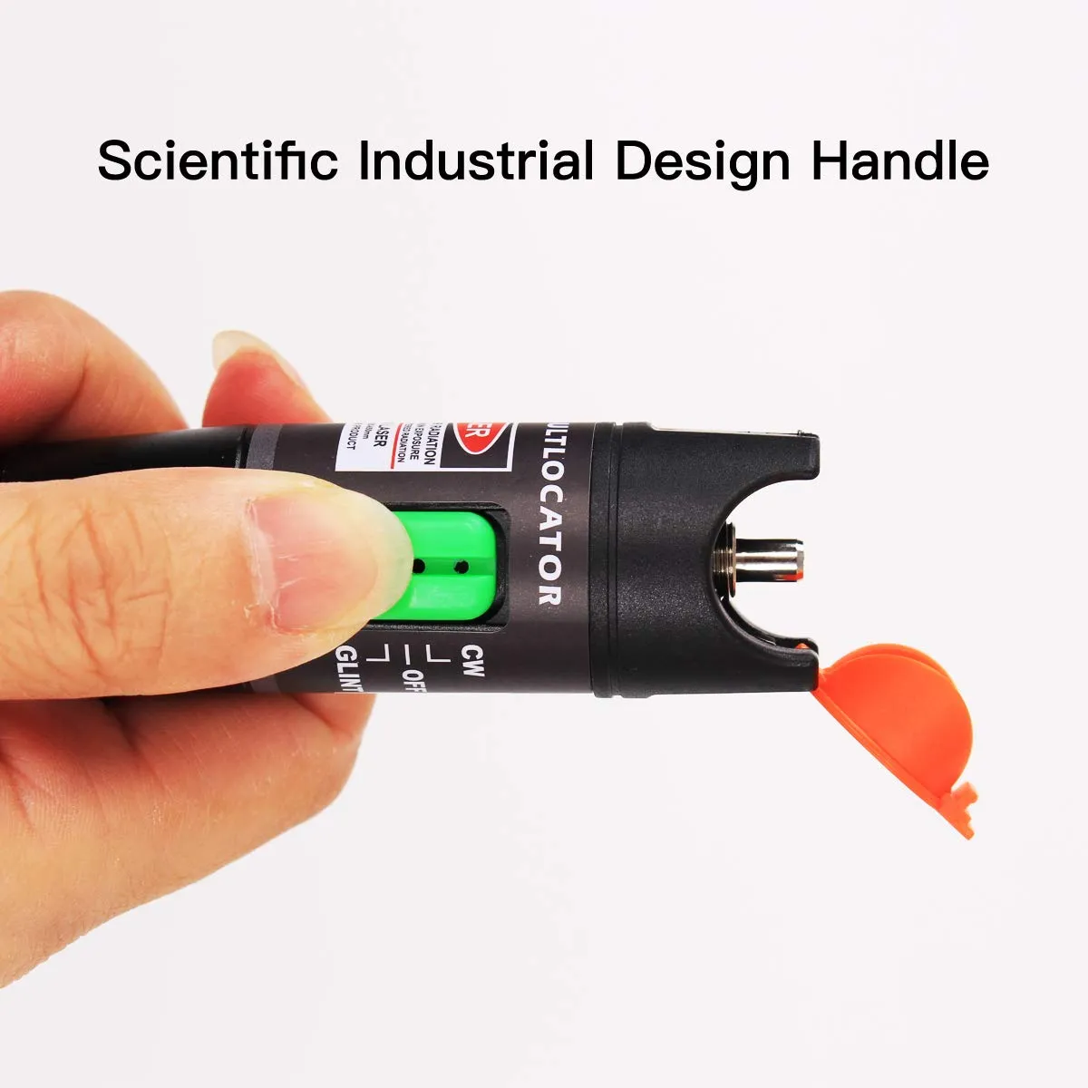 Visual Fault Locator 30KM, VFL Fiber Optic Tester Kit - Include Single Mode 9/125um FC Male to LC Female Adapter, Light Pen for Fiber Network Cable Test