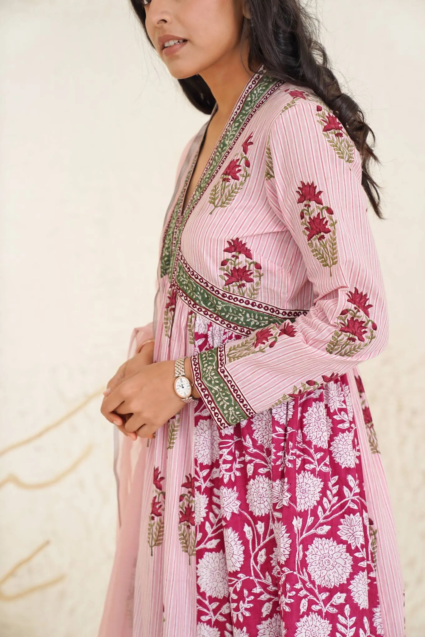 Vivacious Rose Kurta