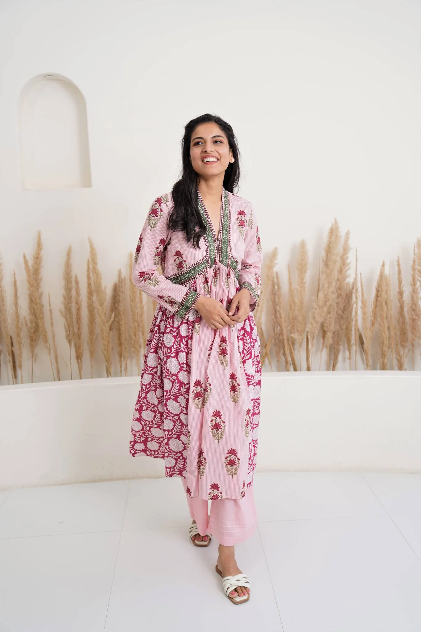 Vivacious Rose Kurta