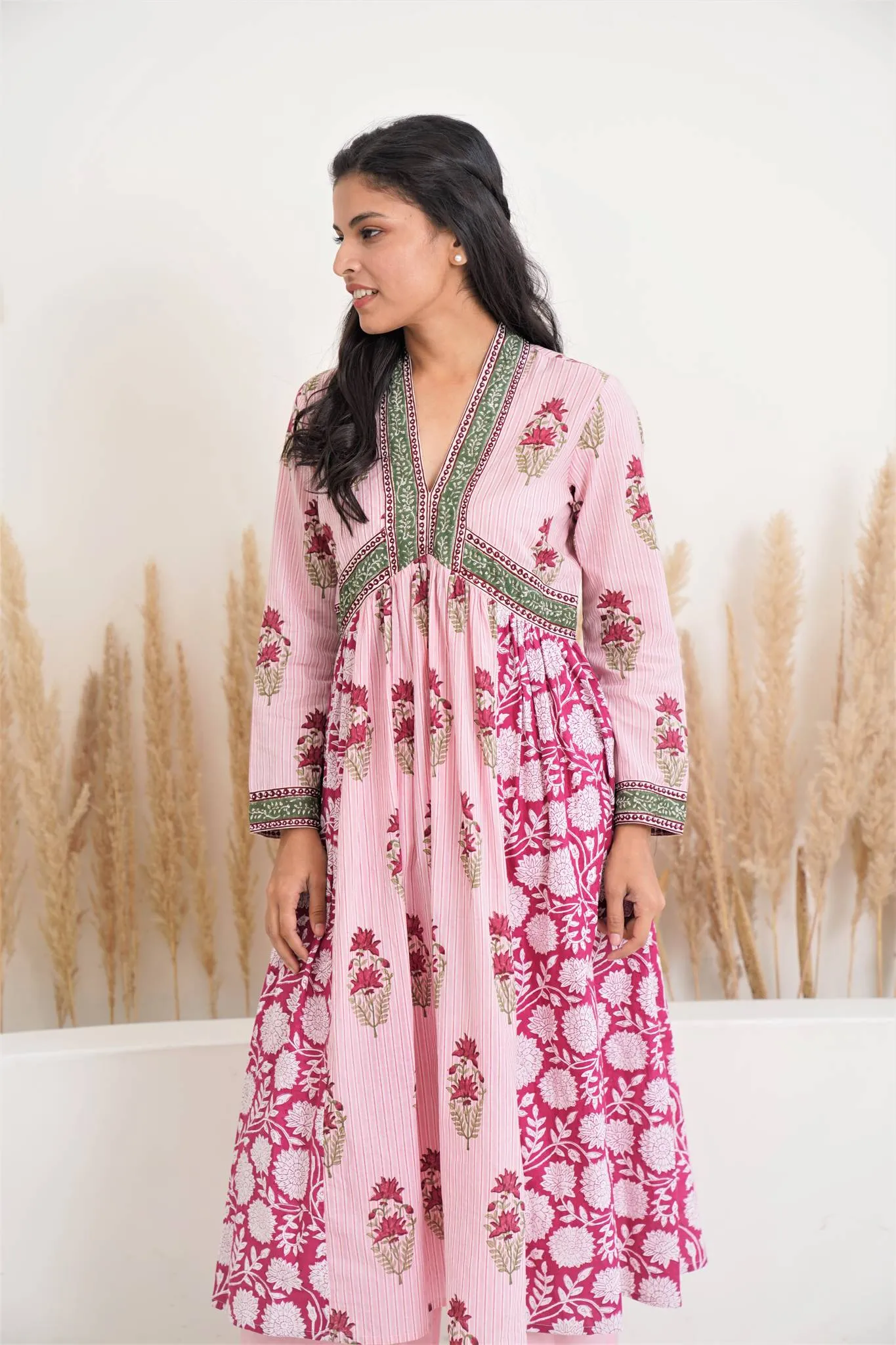 Vivacious Rose Kurta