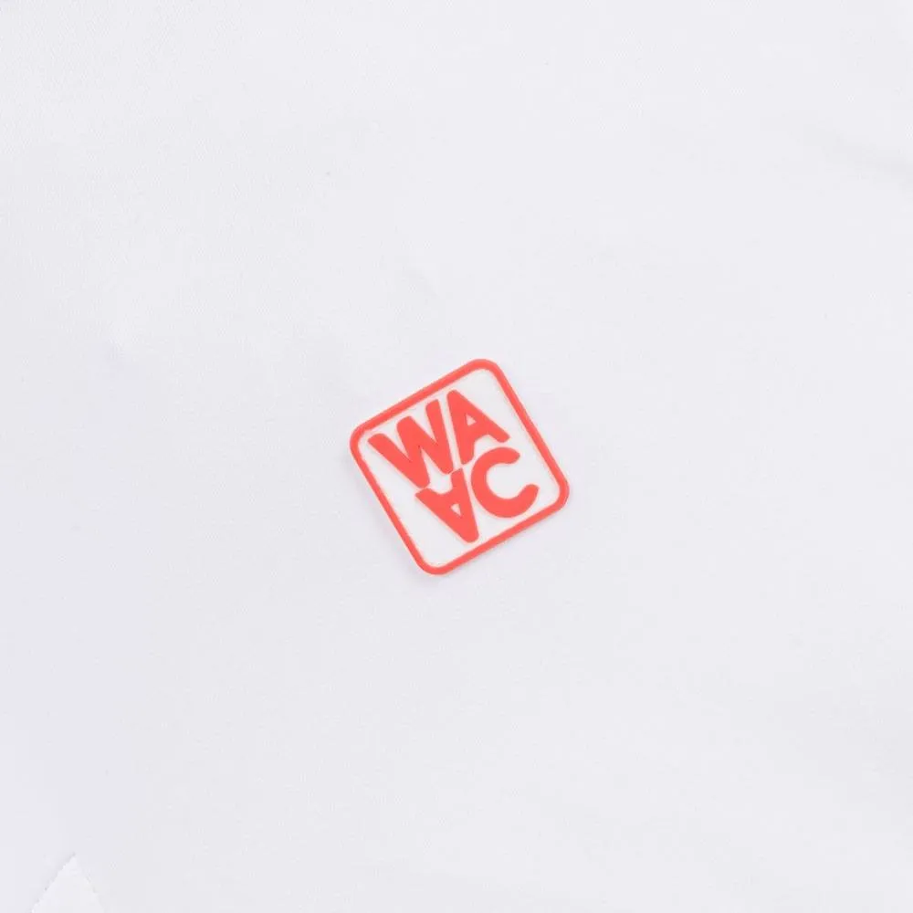 WAAC Athletic Arrow Reversed Collar Golf Polo White - SS24 Men