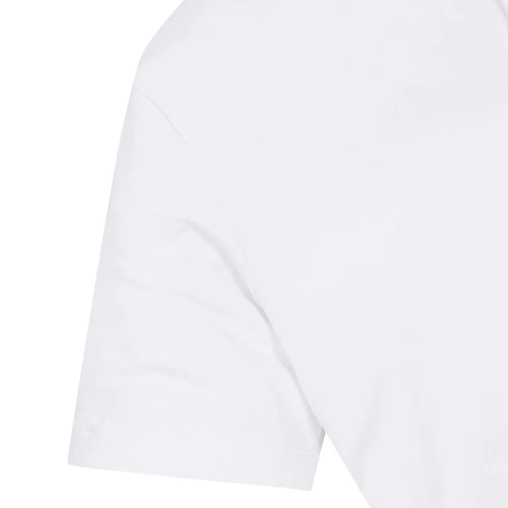 WAAC Athletic Arrow Reversed Collar Golf Polo White - SS24 Men