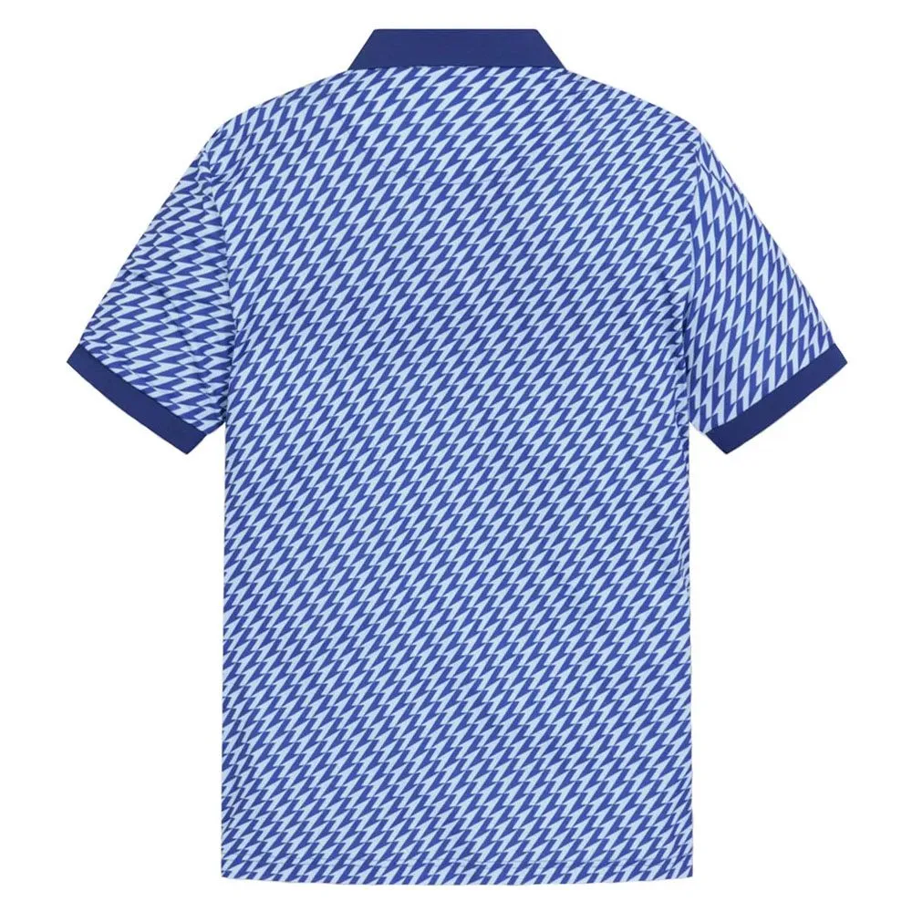 WAAC Athletic Arrow Rib Collar Golf Polo Dark Blue - SS24 Men