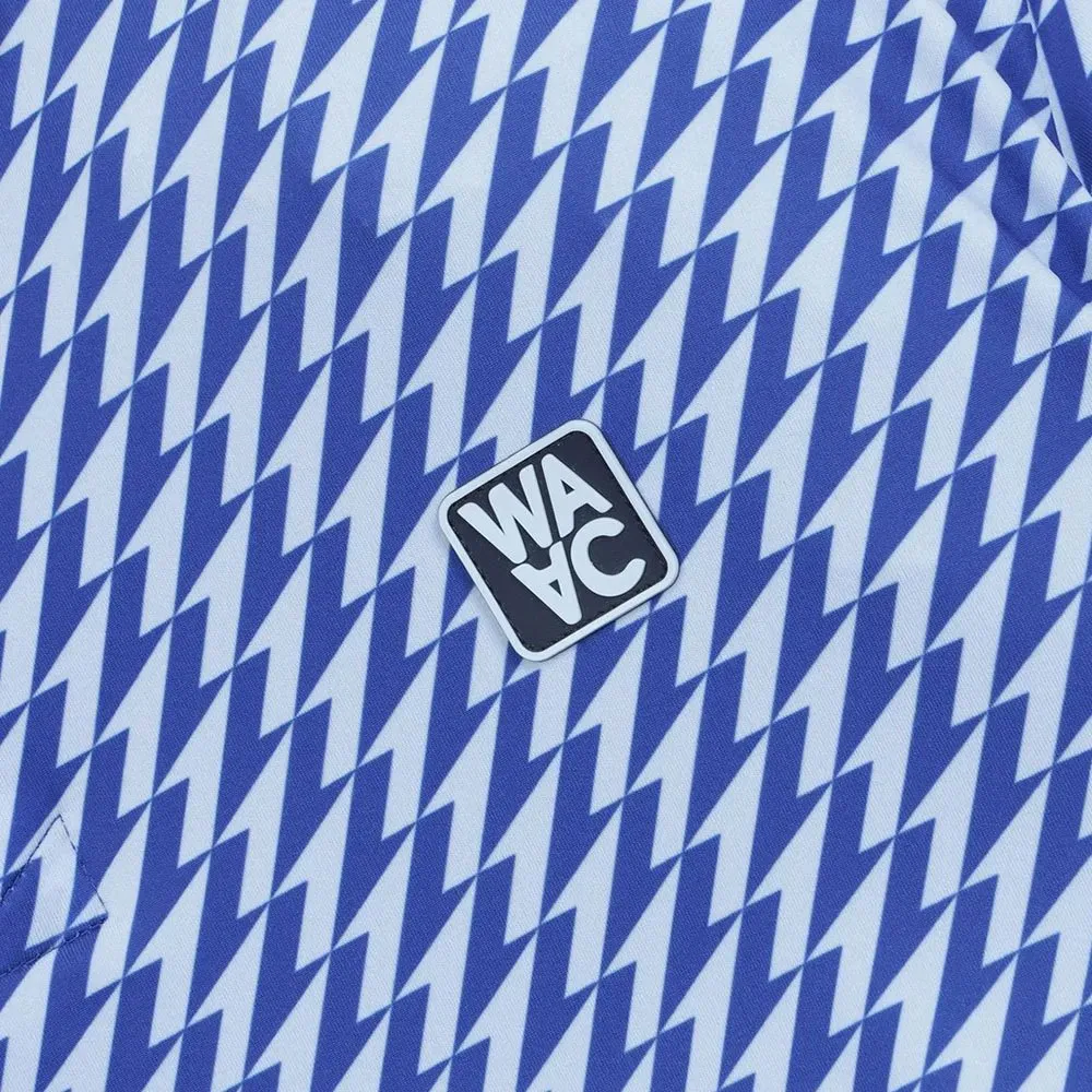 WAAC Athletic Arrow Rib Collar Golf Polo Dark Blue - SS24 Men