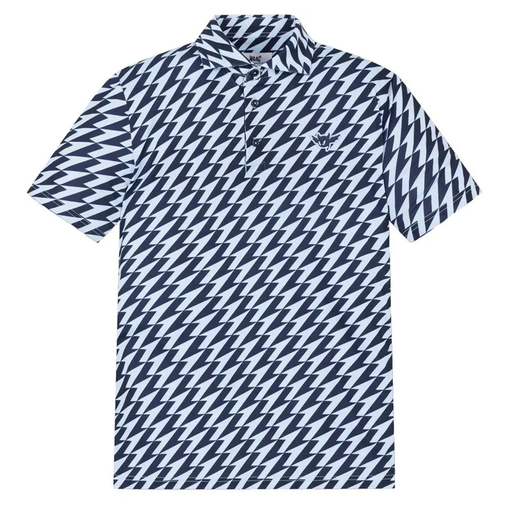 WAAC Athletic Arrow Stretch Golf Polo Dark Blue - SS24 Men