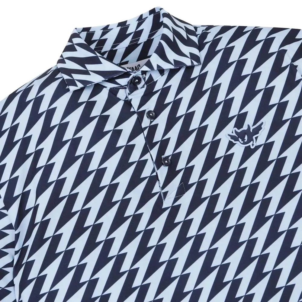 WAAC Athletic Arrow Stretch Golf Polo Dark Blue - SS24 Men