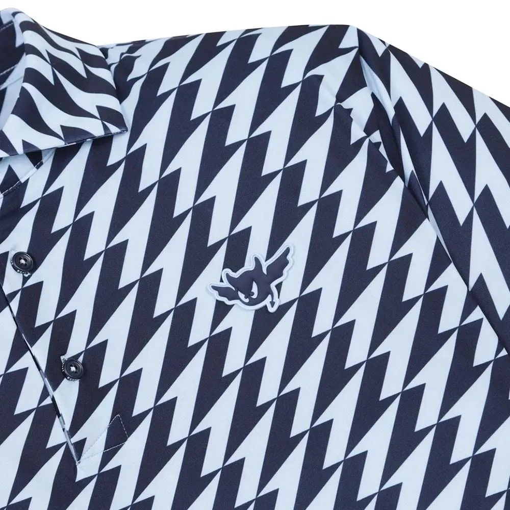 WAAC Athletic Arrow Stretch Golf Polo Dark Blue - SS24 Men