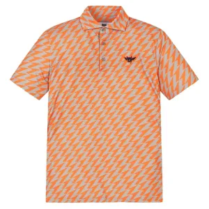 WAAC Athletic Arrow Stretch Golf Polo Light Orange - SS24 Men