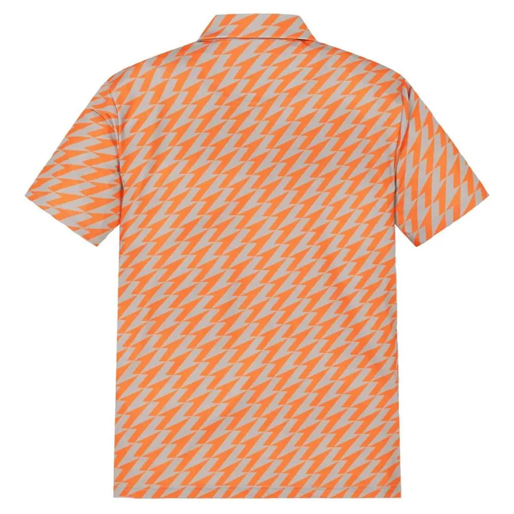 WAAC Athletic Arrow Stretch Golf Polo Light Orange - SS24 Men