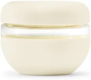 W&P Porter Seal Tight Lunch Bowl Container w/ Lid | Cream 16 Ounces | Leak & Spill Proof, Soup & Stew Food Storage, Meal Prep, Airtight, Microwave and Dishwasher Safe, BPA-Free Glass