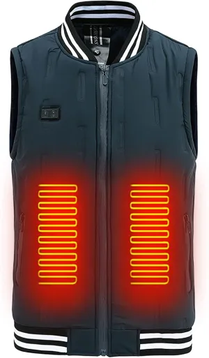 Warm Carbon Fiber Heating Vest Unisex Smart Electric Heated Vest Heated Bomber Jacket Lightweight Thermal Waistcoat