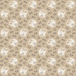 Watercolor Baking Pattern #2 Fabric