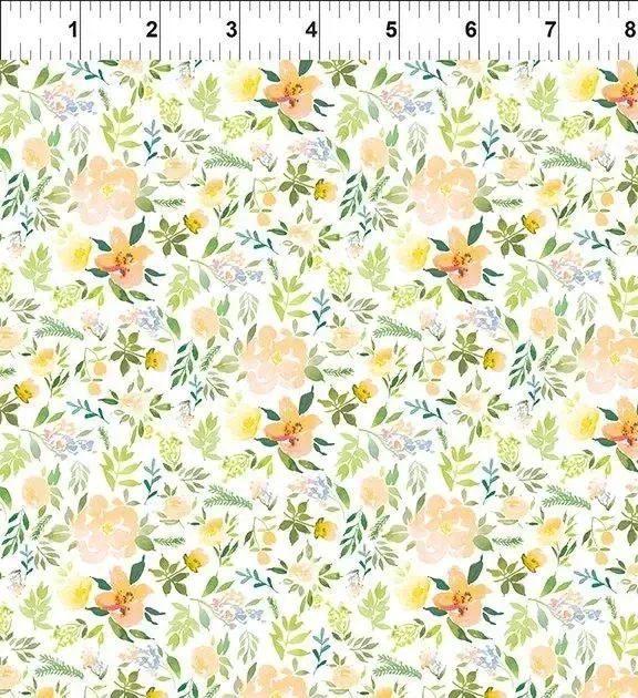 Watercolor Beauty Sprig in Peach