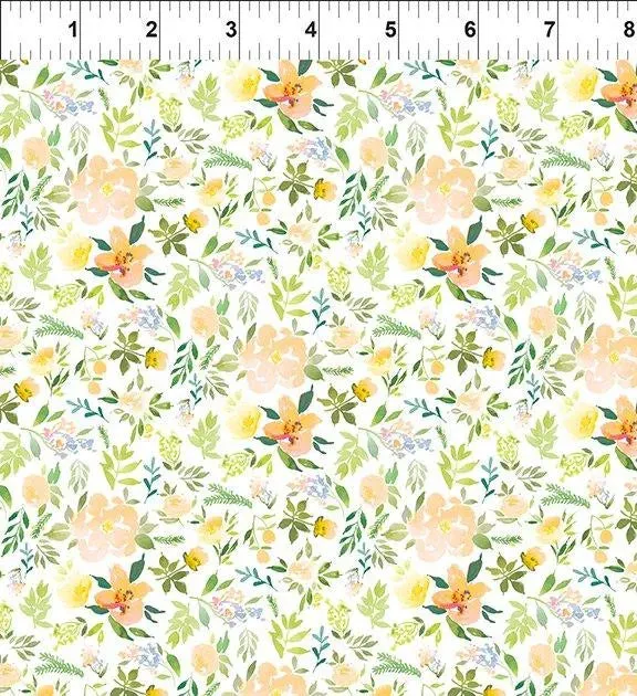Watercolor Beauty Sprig in Peach