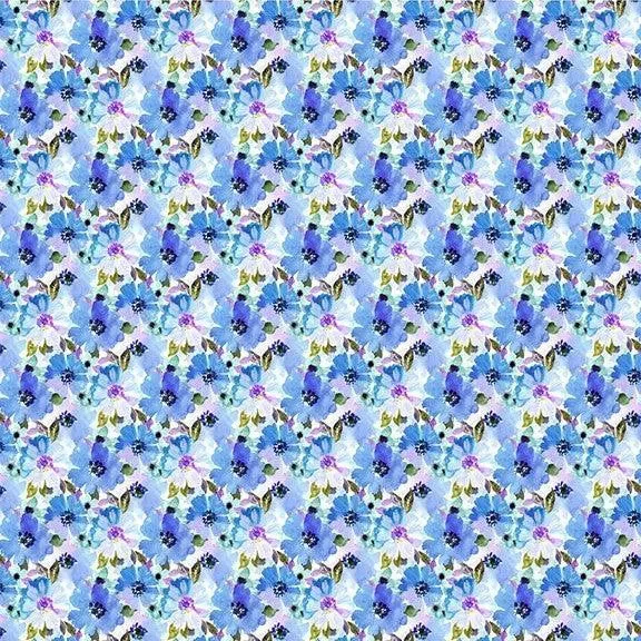 Watercolor Beauty Summer in Blue
