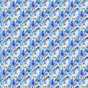 Watercolor Beauty Summer in Blue