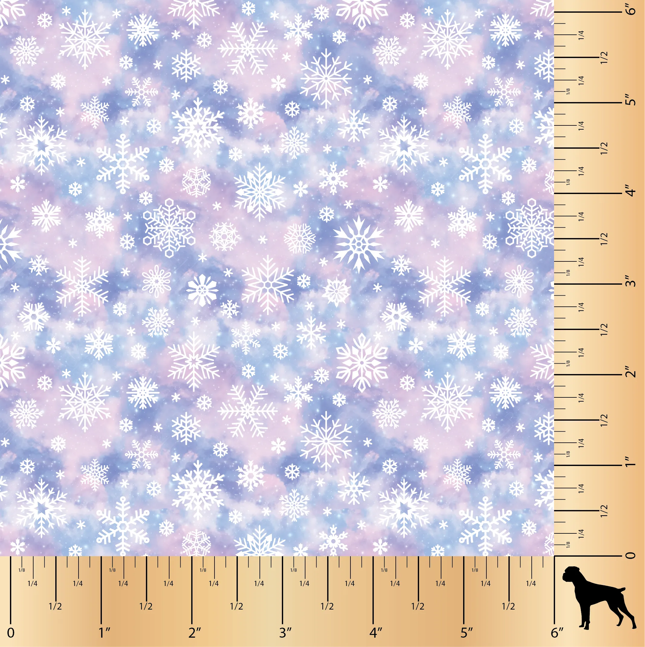 Watercolor Snowflake- Pattern One